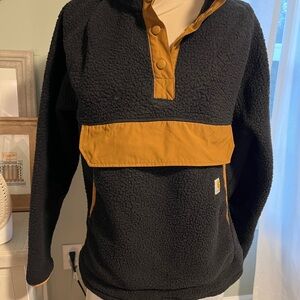 Carhartt Black and Tan Relaxed Fit Jacket